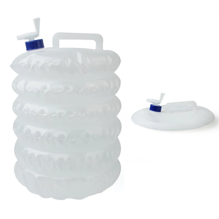 Portable 5L/10L/15L Outdoor Foldable Water Carrier Container