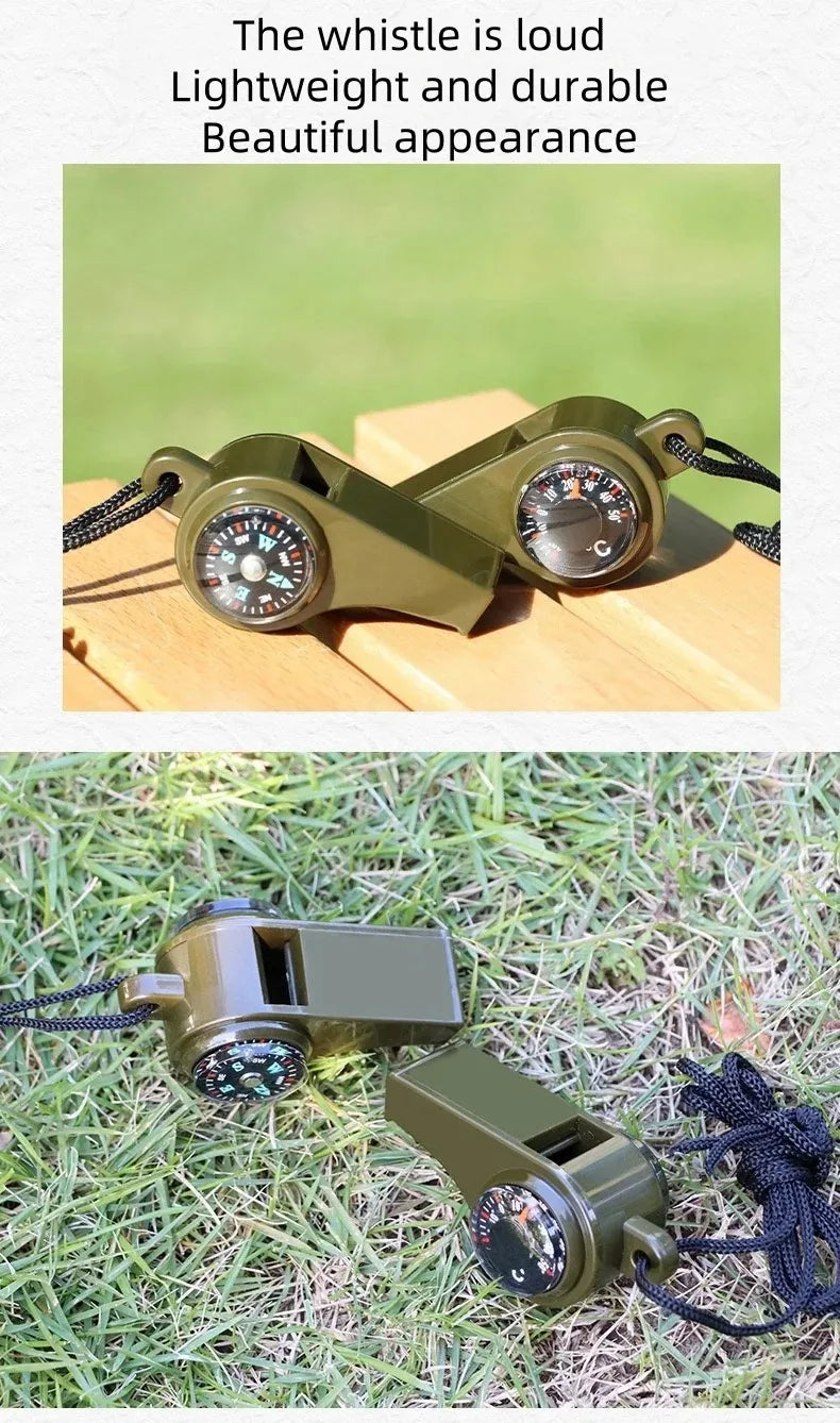 The "3 in 1 Camping Hiking Emergency Survival Whistle"