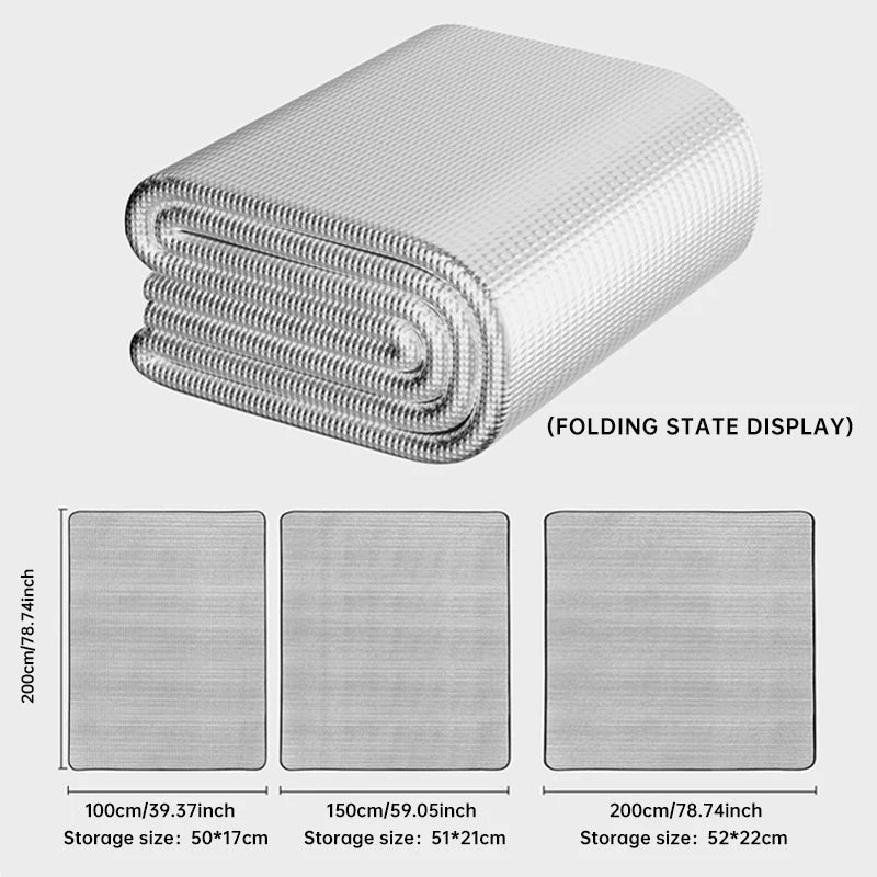 Double-sided Aluminum Film Camping Mat!