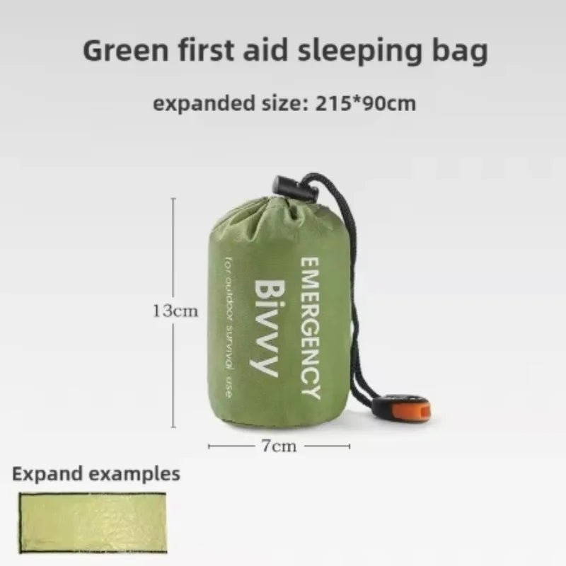 portable outdoor emergency sleeping bag,