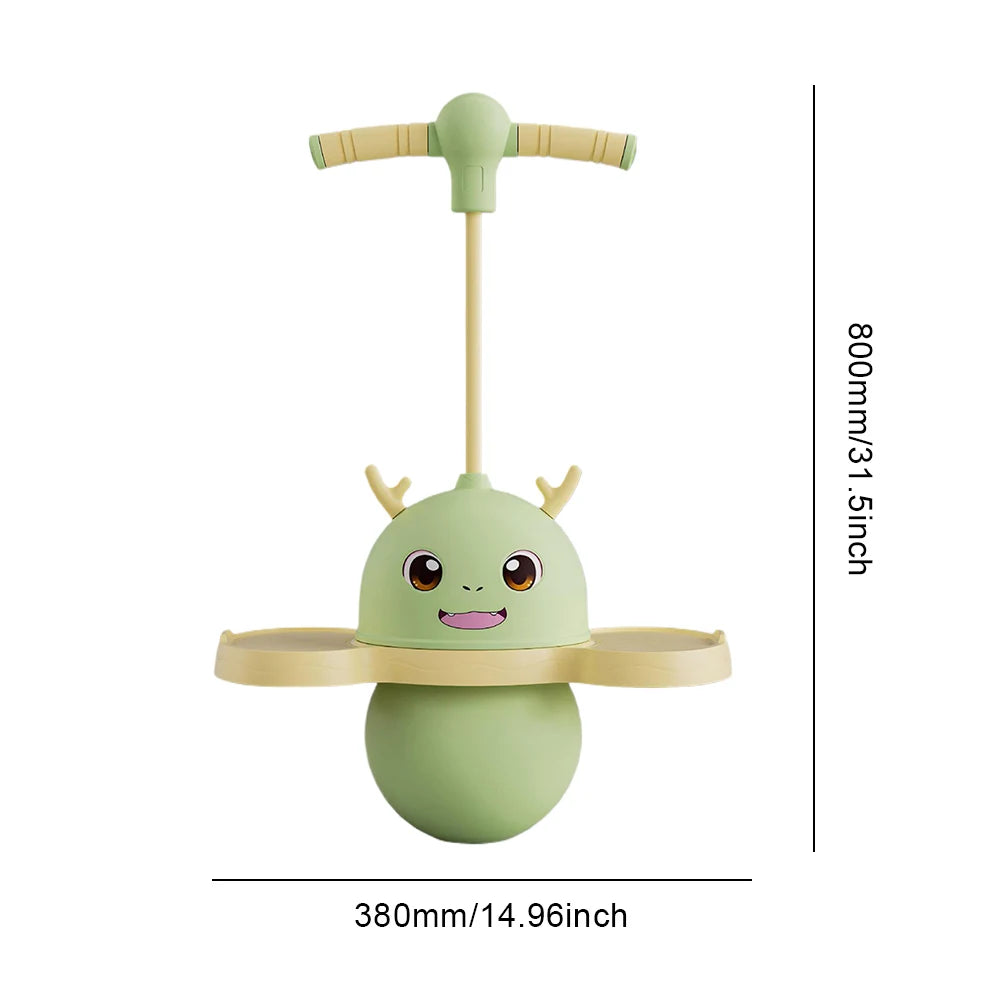 Panda Jumping Ball – a bouncy exercise ball with a handle,