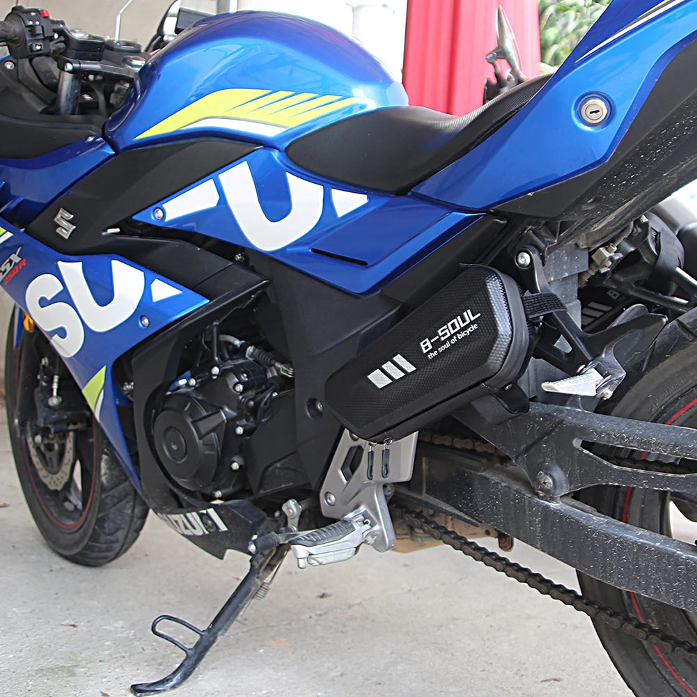 Waterproof Motorcycle Frame Packages Hard Shell Side Package Cycling Accessories Hard Bicycle Bags Triangle Pouch Cycling Parts