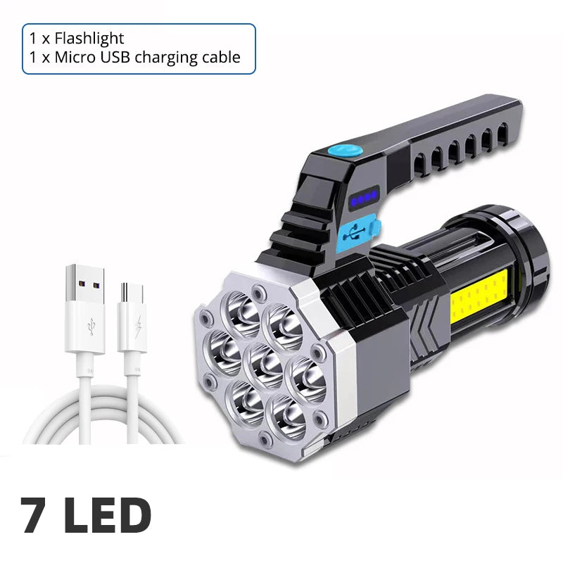 high-power rechargeable LED flashlight