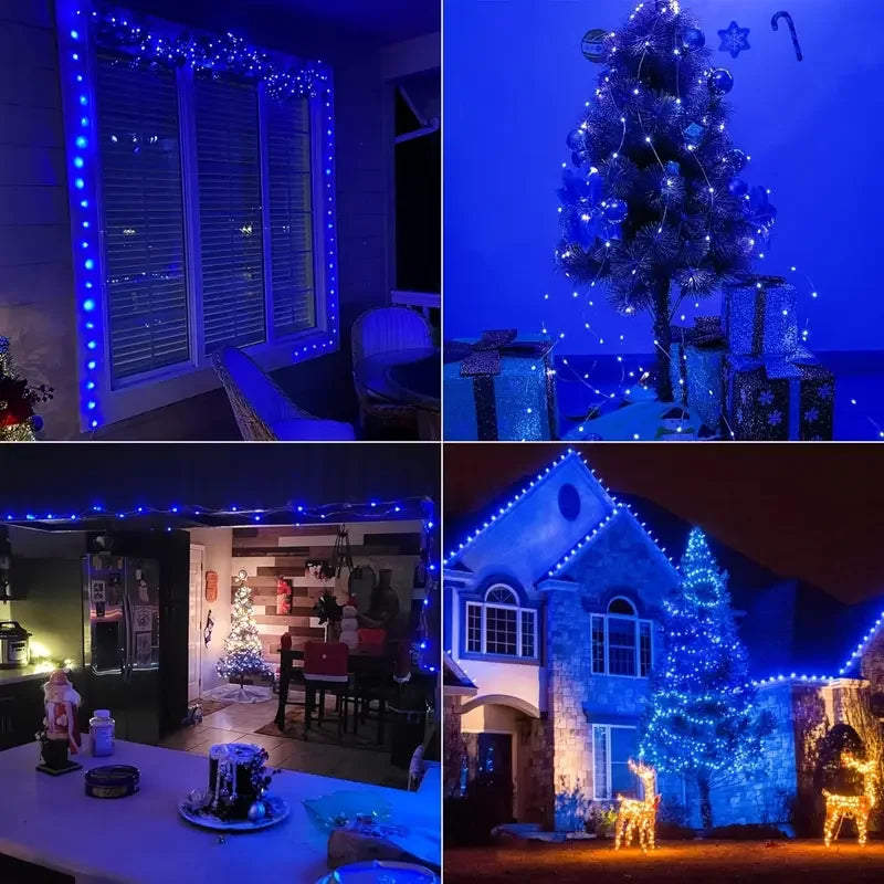 Christmas garland lights,