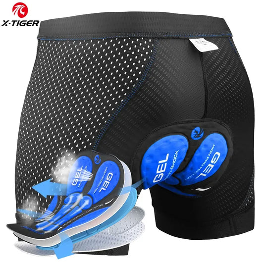 X-TIGER Cycling Underwear 5D Padded Gel