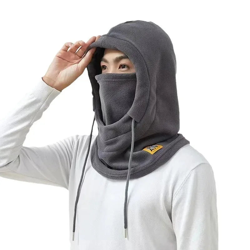 A 3-in-1 riding winter warm hat
