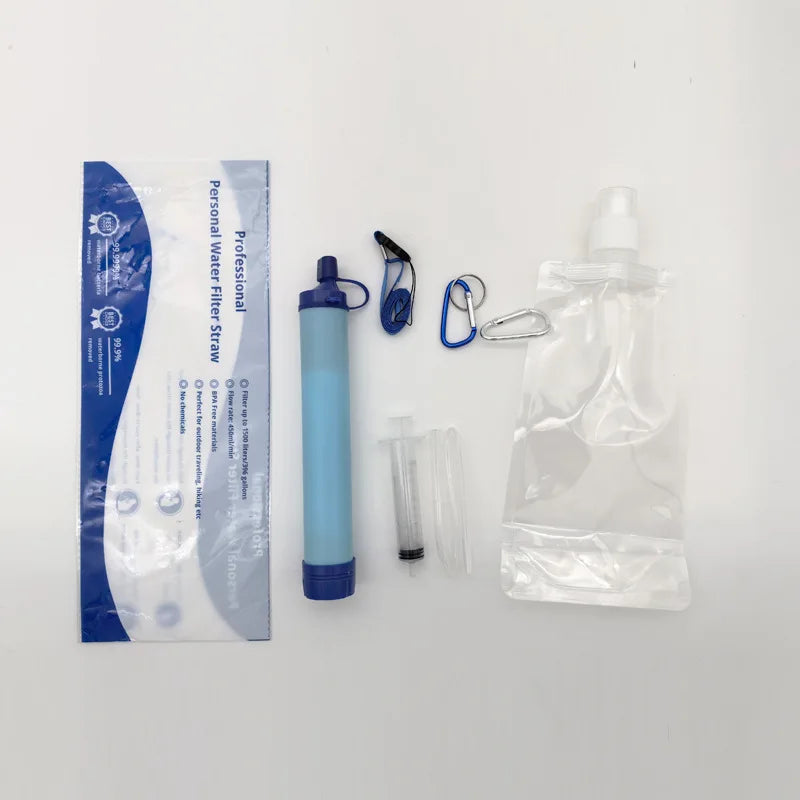 1pc Outdoor Water Filter – Personal Straw Filtration System