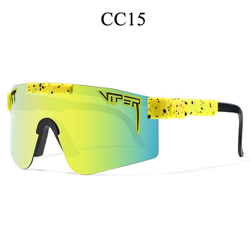 Adult UV400 Pit Viper Style Sport Sunglasses: