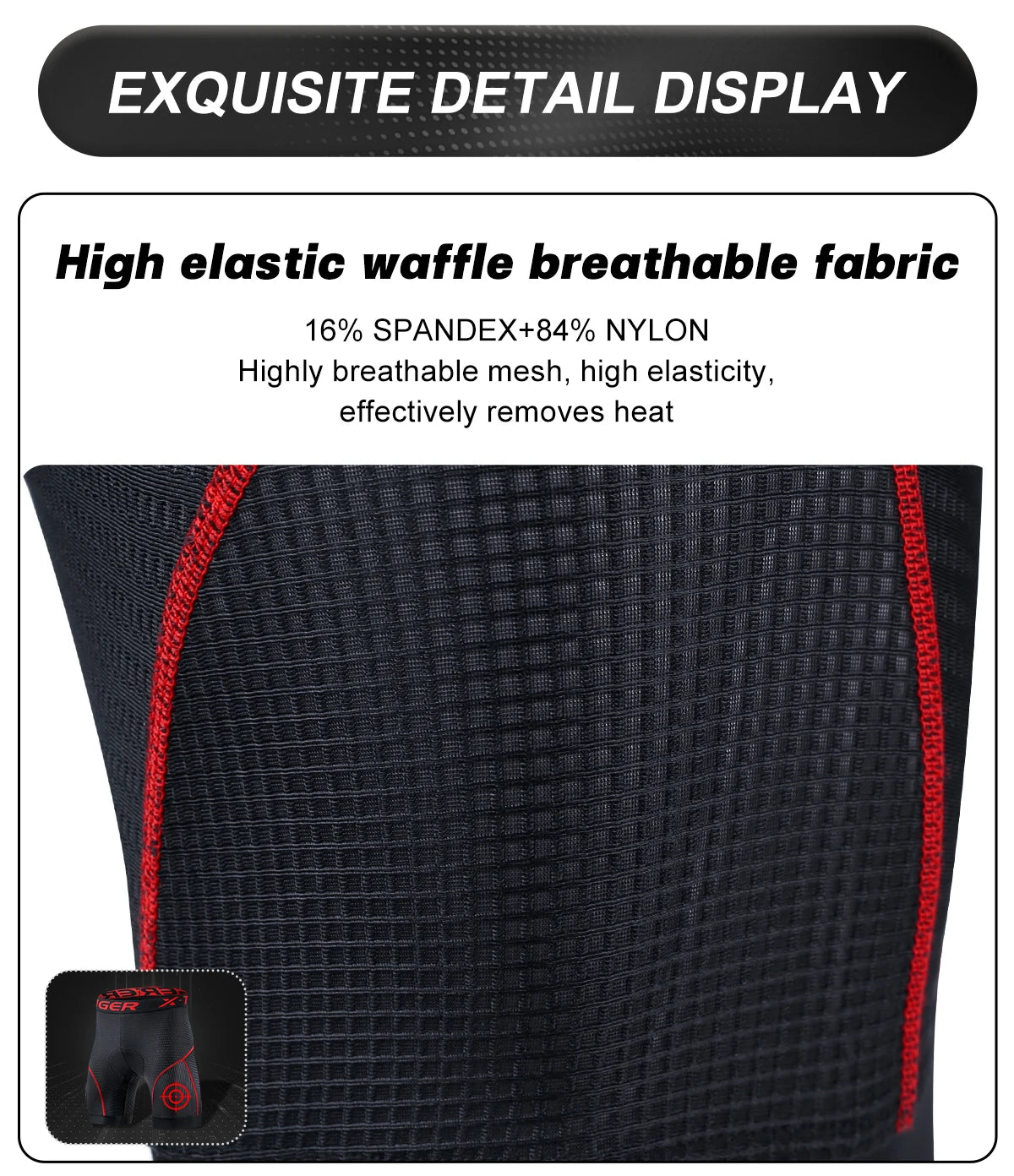The X-TIGER Cycling Underwear Gel Pad Shorts