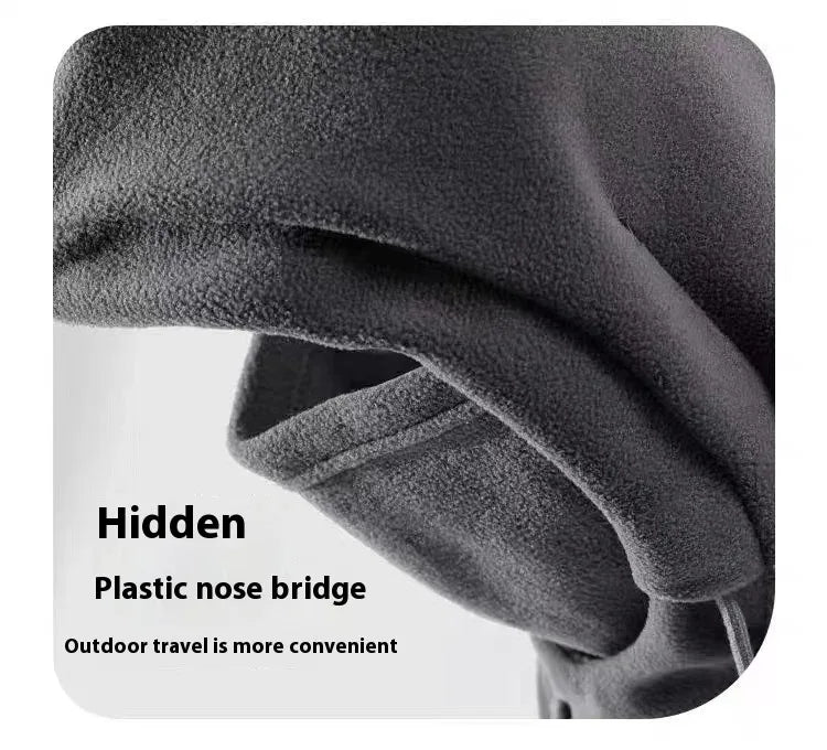 A 3-in-1 riding winter warm hat