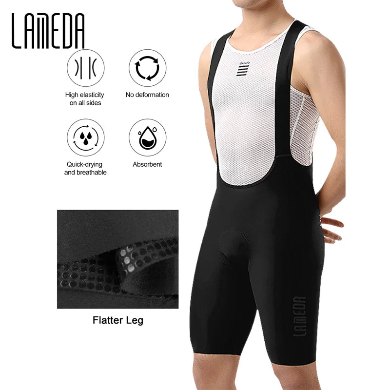 LAMEDA Professional Cycling Bibs for Men