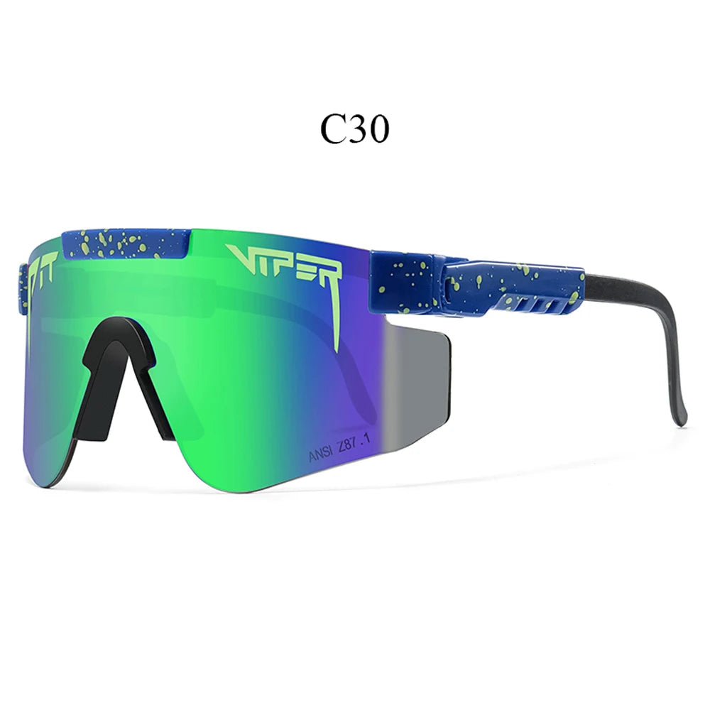 Adult UV400 Pit Viper Style Sport Sunglasses: