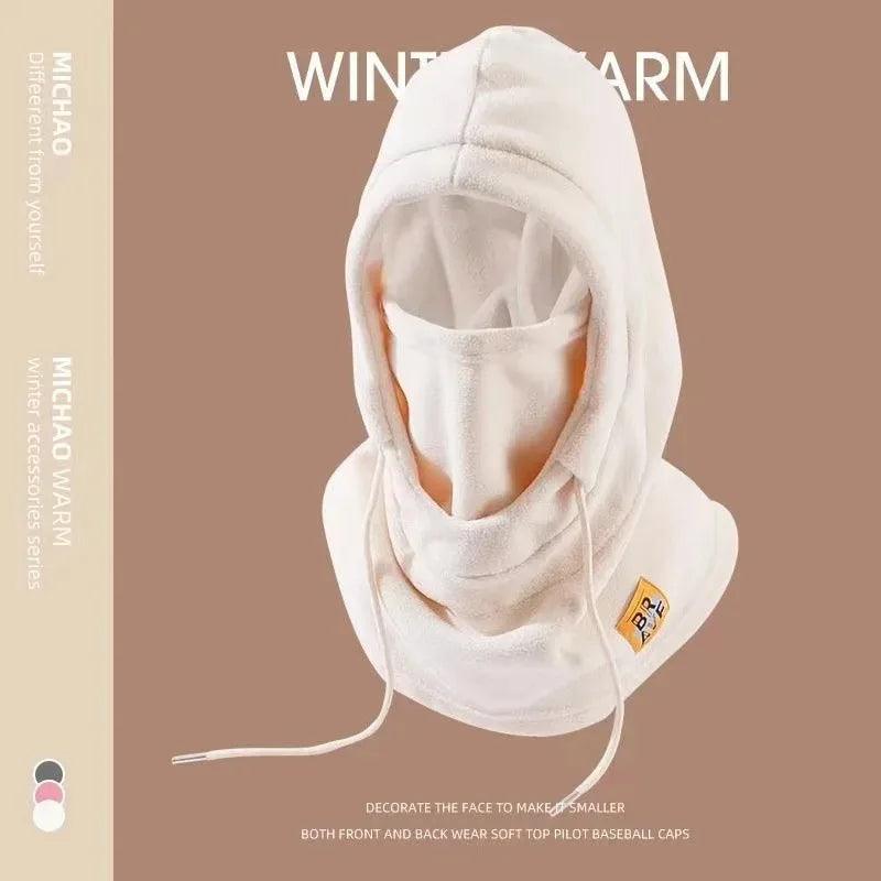 A 3-in-1 riding winter warm hat