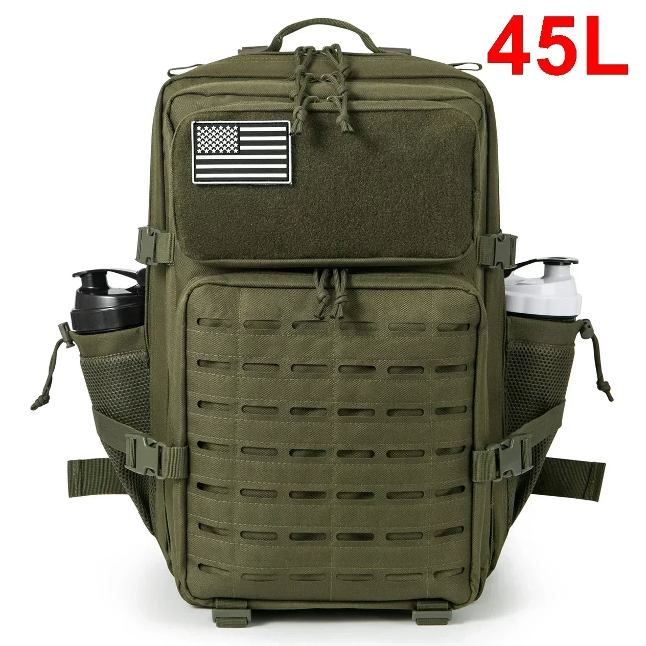 Men & Women – Laser-Cut MOLLE 3-Day Pack, Hiking, School,