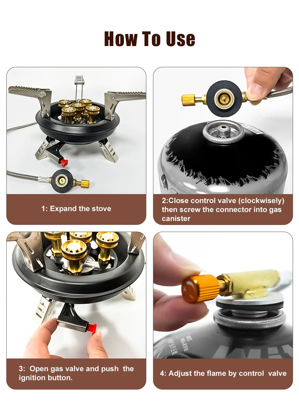 high-powered portable camping stove