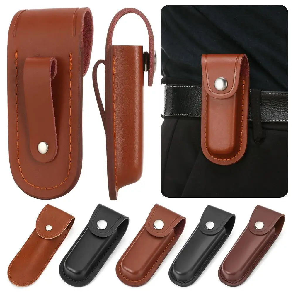 multi-functional leather sheath or belt pouch