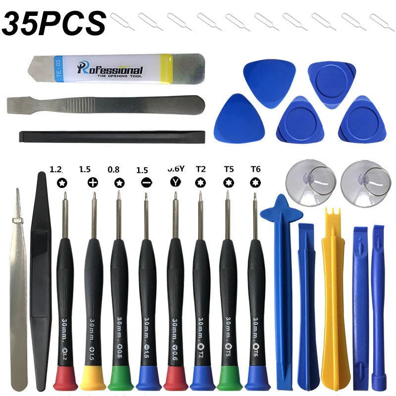Mobile Phone Repair Tools Kit – Plastic Pry Bar & Screwdrivers: