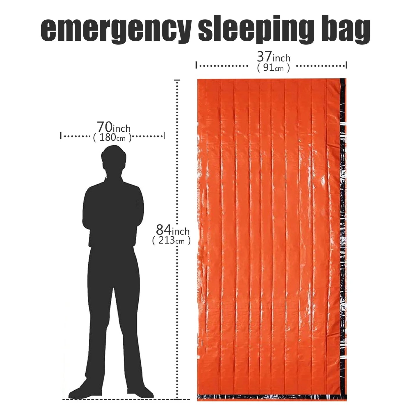 portable outdoor emergency sleeping bag,