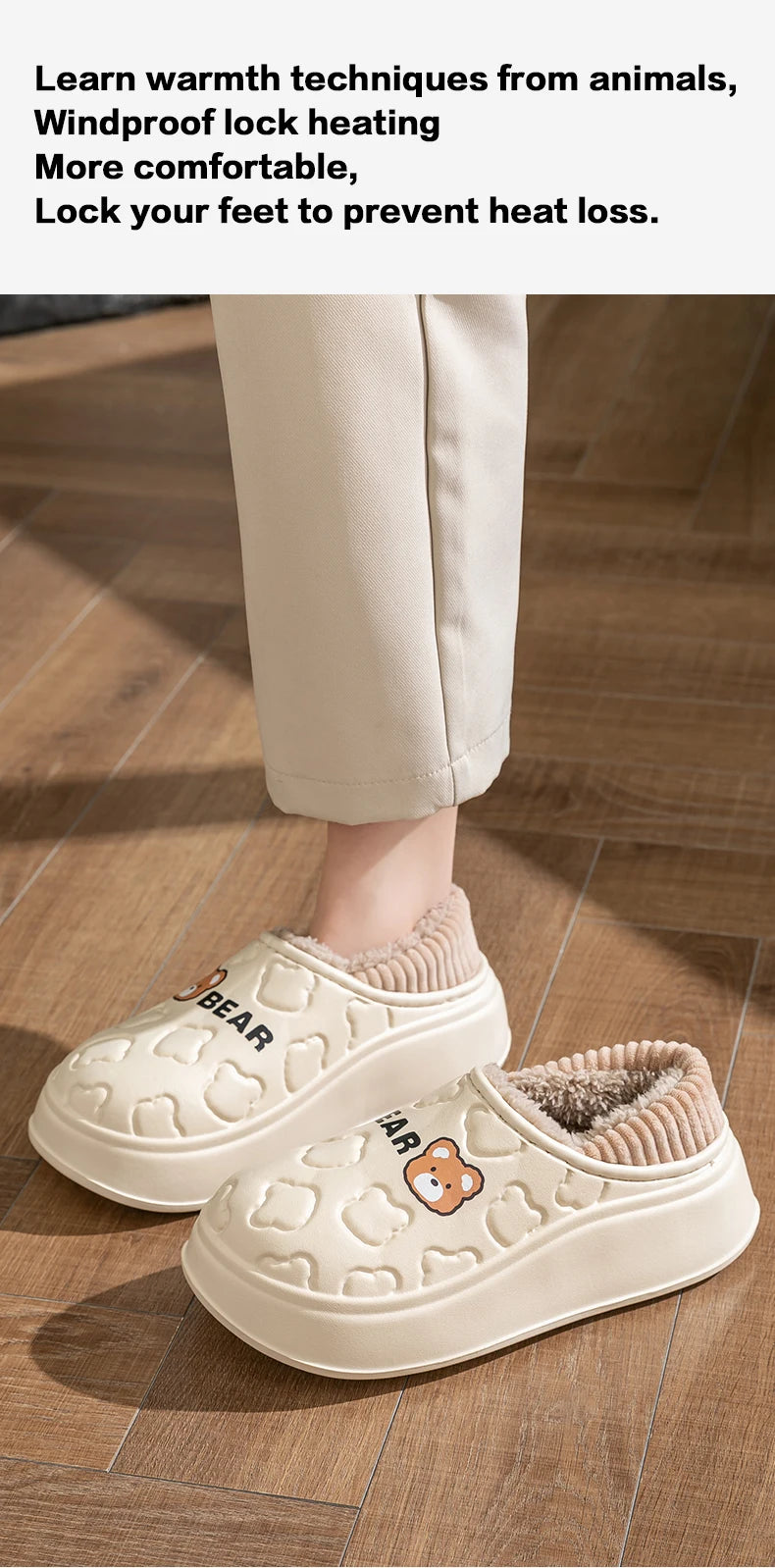 CozyStep™ Waterproof Cotton Slippers – Winter-Ready Comfort for Her & Him
