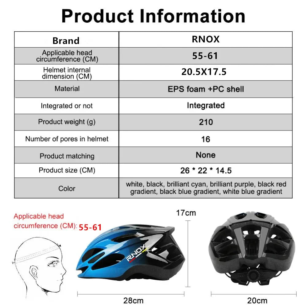 RNOX New Ultralight Cycling Helmet