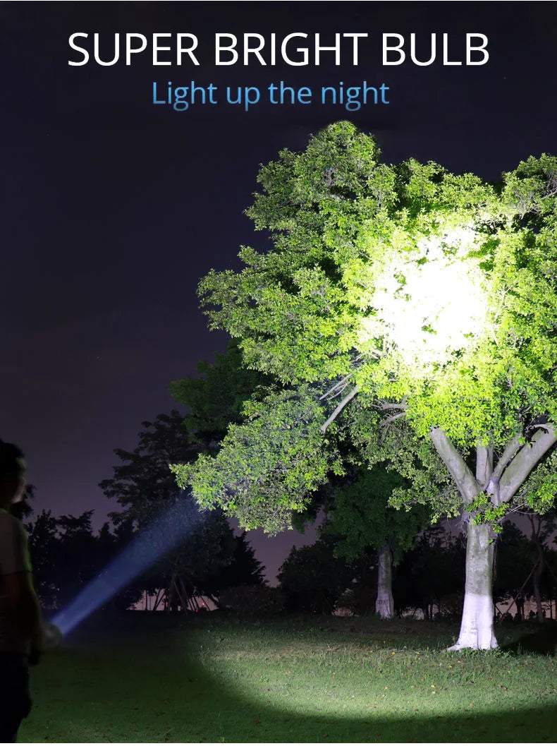 high-power rechargeable LED flashlight