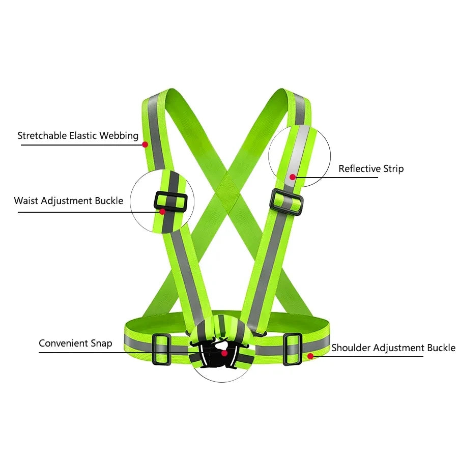 Adjustable Lightweight Reflective Vest