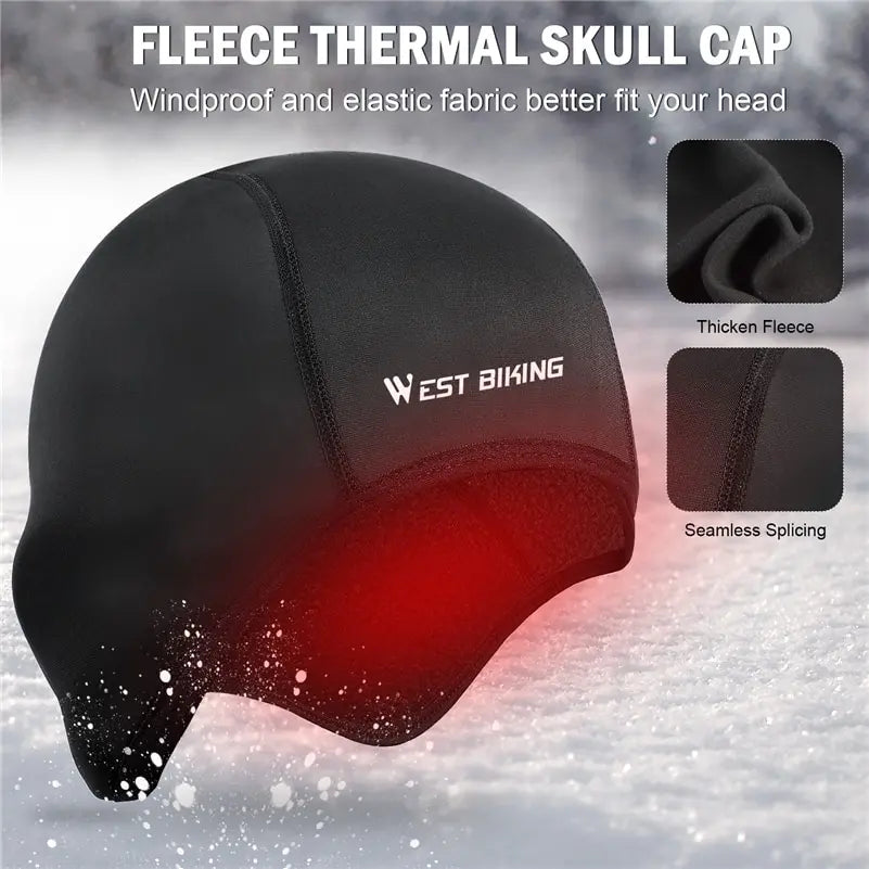 WEST BIKING Winter Cycling Cap Windproof