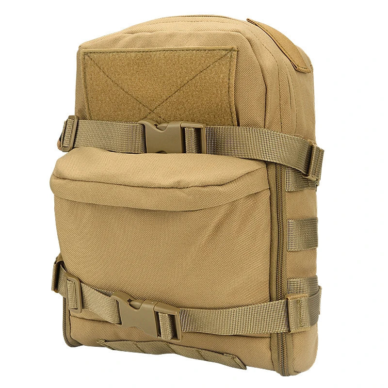 mini hydration backpack designed for tactical or outdoor use.s