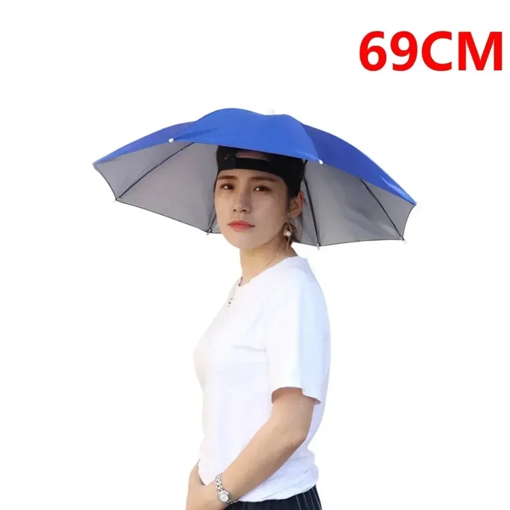 foldable outdoor umbrella hat