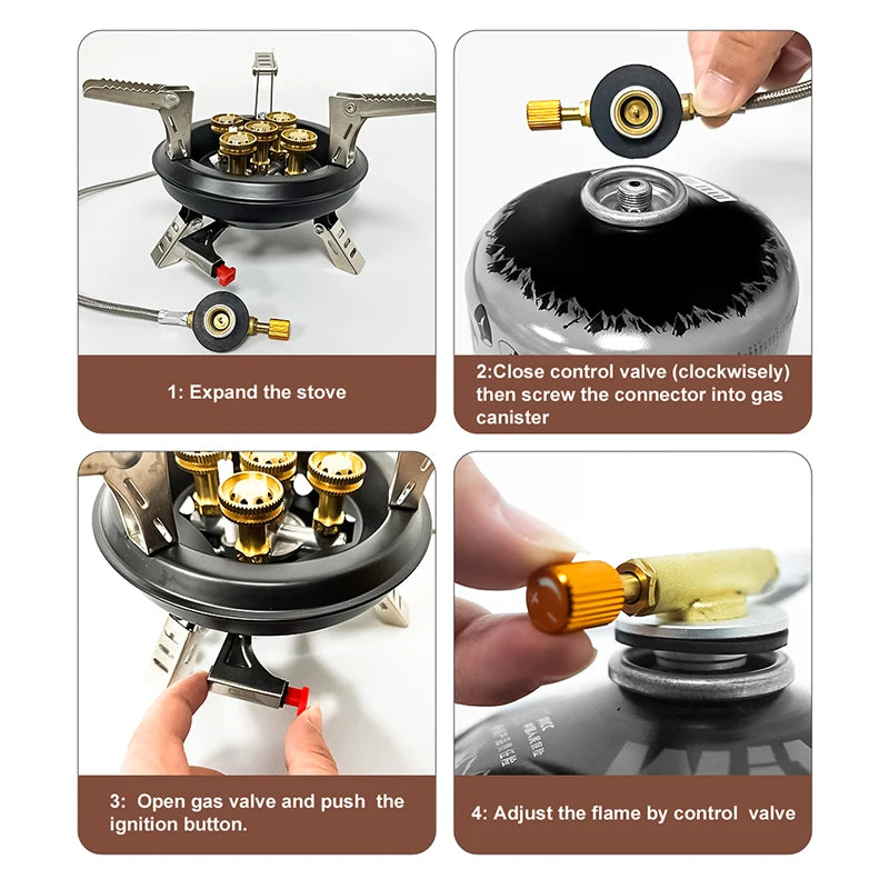 high-powered portable camping stove