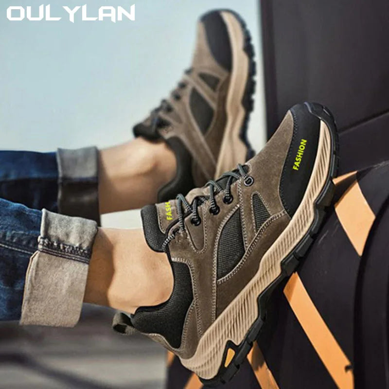 Climbing Shoes Breathable Men Casual Shoes Comfortable Walking Shoes Non-Slip Outdoors Hiking Shoes Fashion Men's Shoes