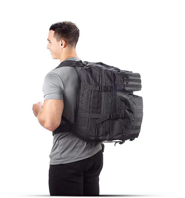 Multi-Functional Tactical Backpack – 50L / 35L / 25L | Waterproof & Large Capacity