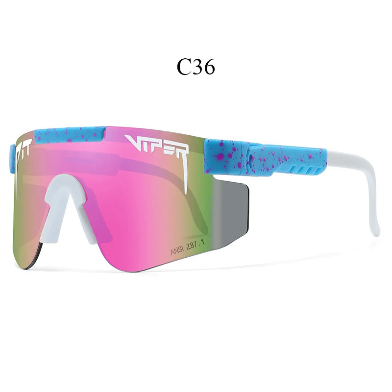 Adult UV400 Pit Viper Style Sport Sunglasses: