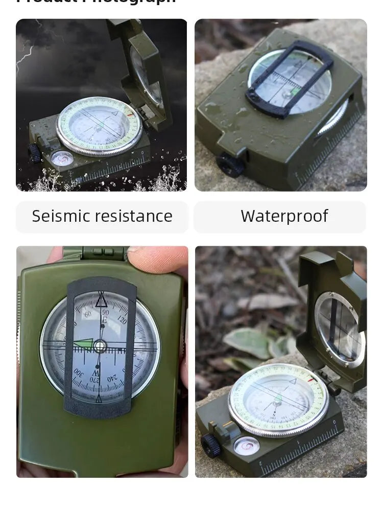 Waterproof High Precision Compass Outdoor Gadget