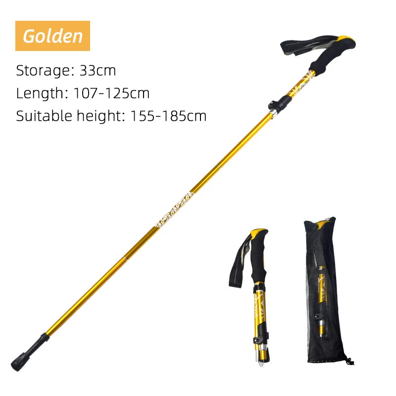 Lightweight, Foldable & Portable Walking Stick for CampingS