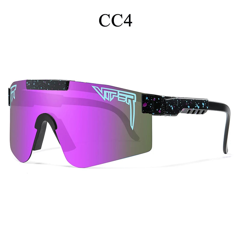 Adult UV400 Pit Viper Style Sport Sunglasses: