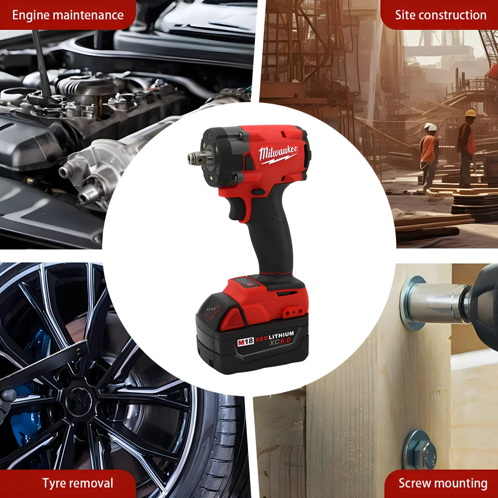 Milwaukee Cordless Impact Wrench 300N·m: