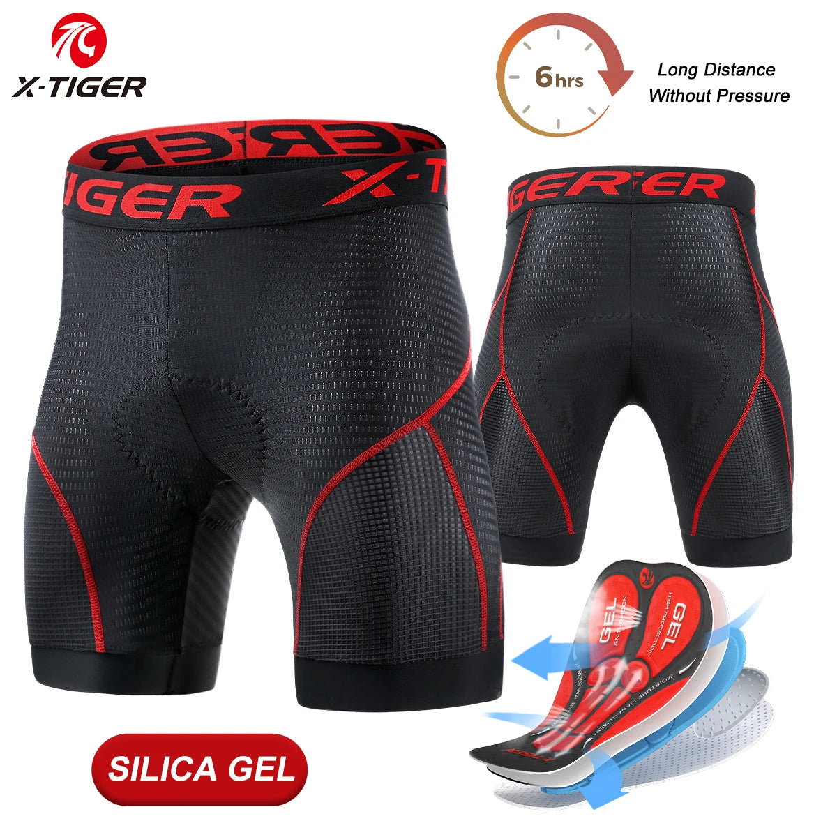 The X-TIGER Cycling Underwear Gel Pad Shorts