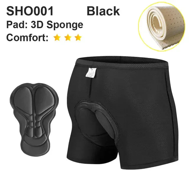 NEWBOLER Cycling Underwear Shorts