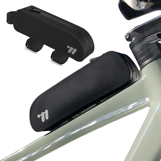 0.7L Bicycle Top Tube Bag Waterproof Cycling Tools Storage Bag TPU Cycling Front Bag for Outdoor Riding