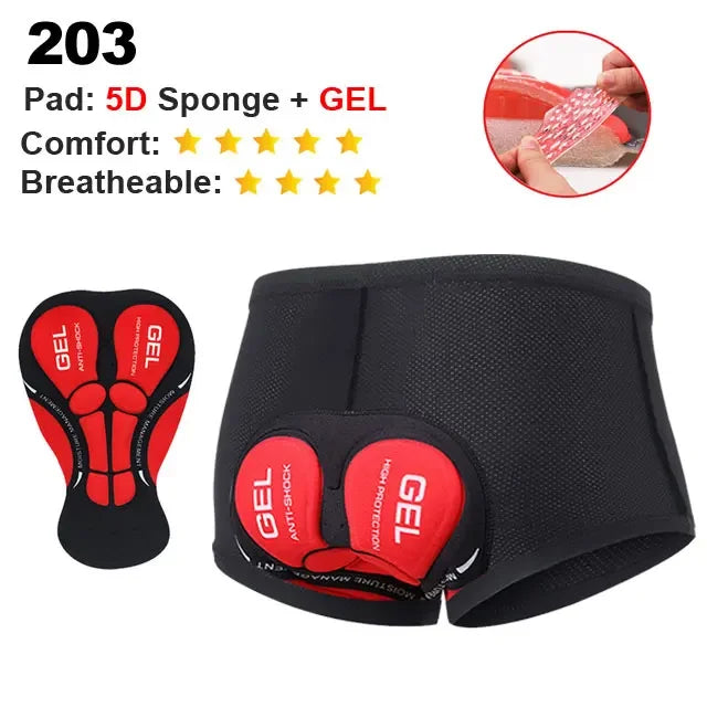 NEWBOLER Cycling Underwear Shorts