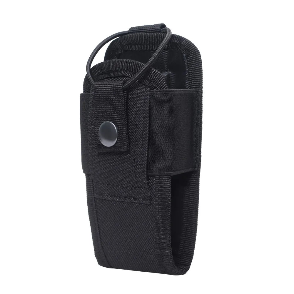 Camping MOLLE Radio Walkie Talkie Pouch – Tactical Waist Bag Holder