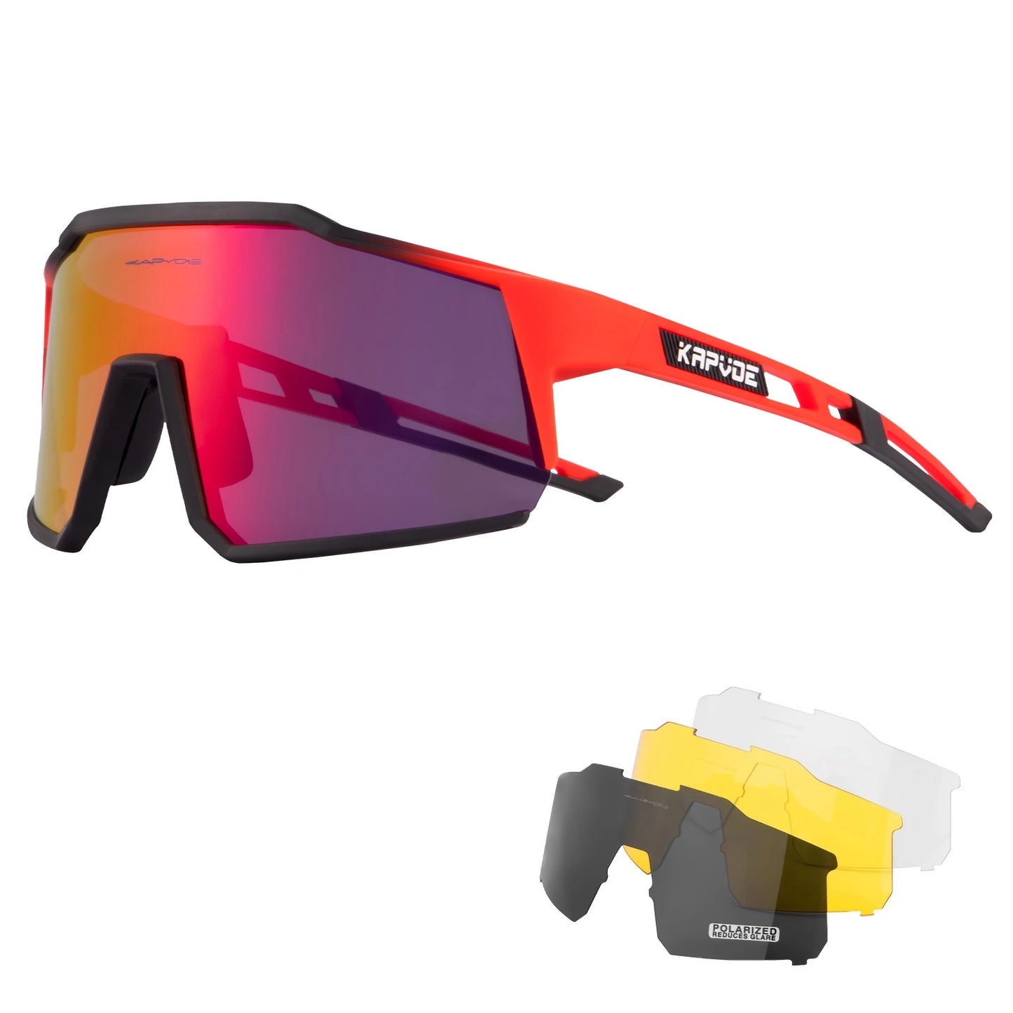 Kapvoe Photochromic Cycling Sunglasses for Men Cycl Glasses Mountain Bicycle Goggles Women Outdoor Sports Running UV400 Eyewear