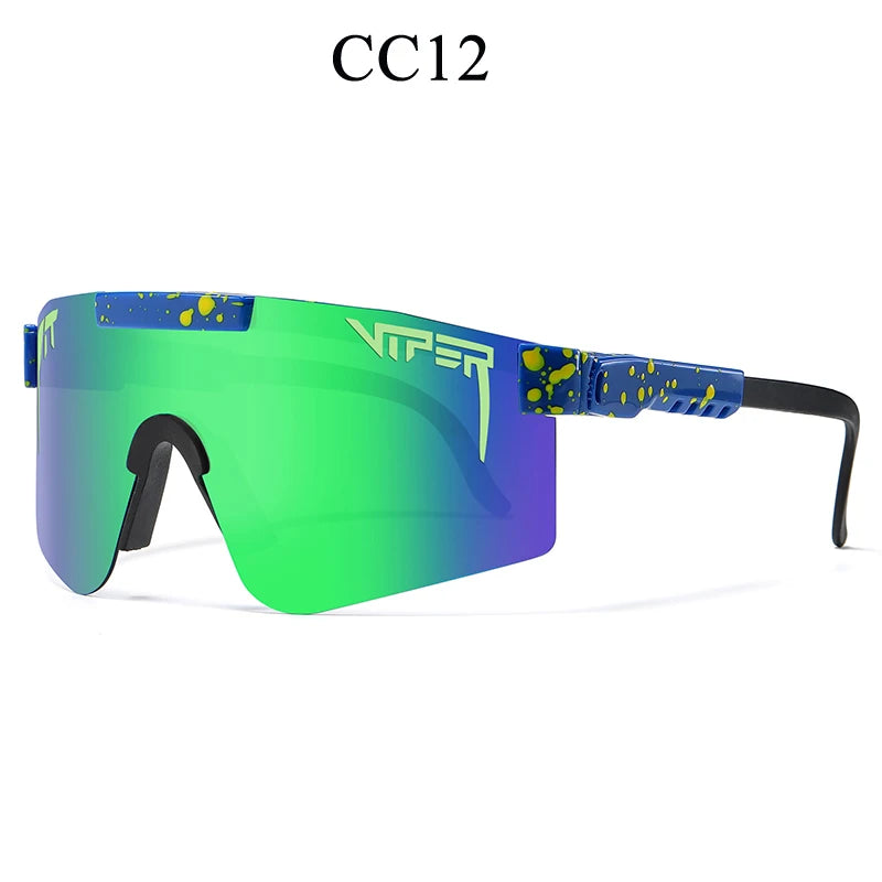 Adult UV400 Pit Viper Style Sport Sunglasses: