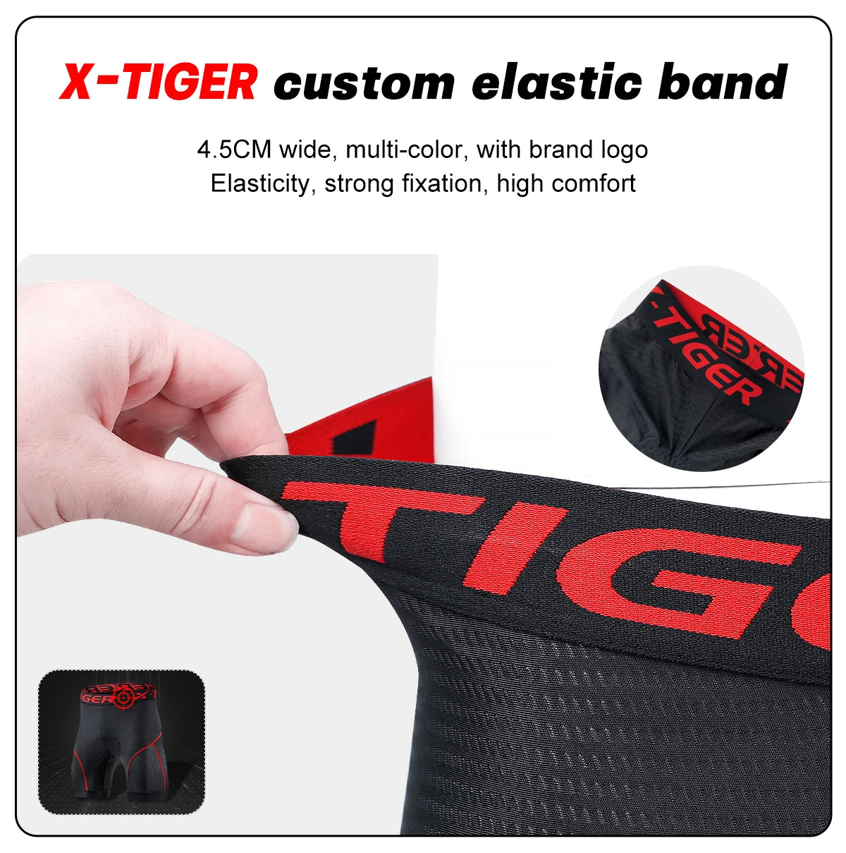 The X-TIGER Cycling Underwear Gel Pad Shorts