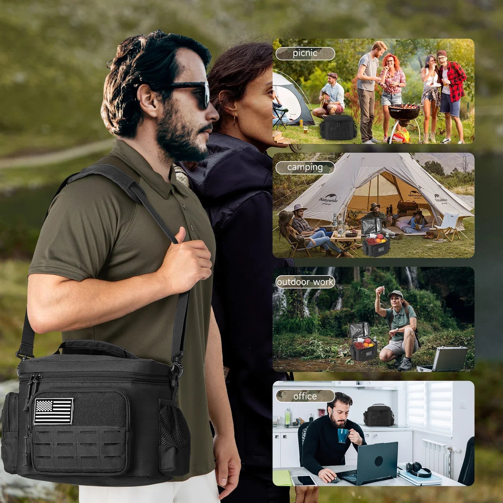 Bag Outdoor Heavy Duty Lunch Box Work
