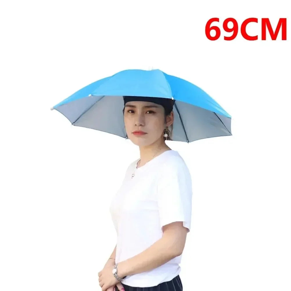 foldable outdoor umbrella hat