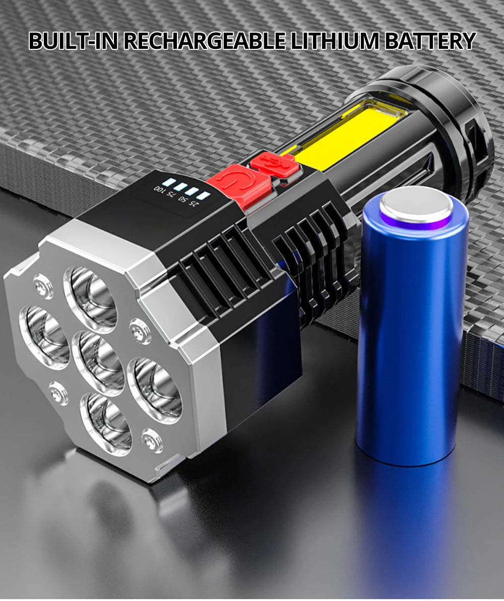 high-power rechargeable LED flashlight