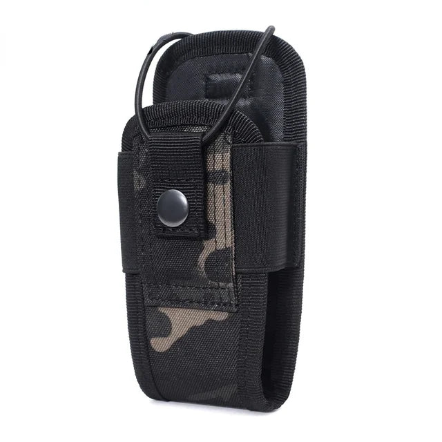 Camping MOLLE Radio Walkie Talkie Pouch – Tactical Waist Bag Holder