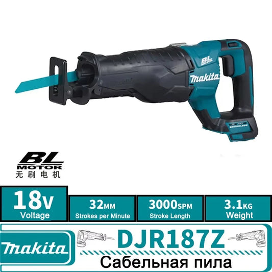 Makita 3000SPM Electric Brushless Reciprocating Saw: